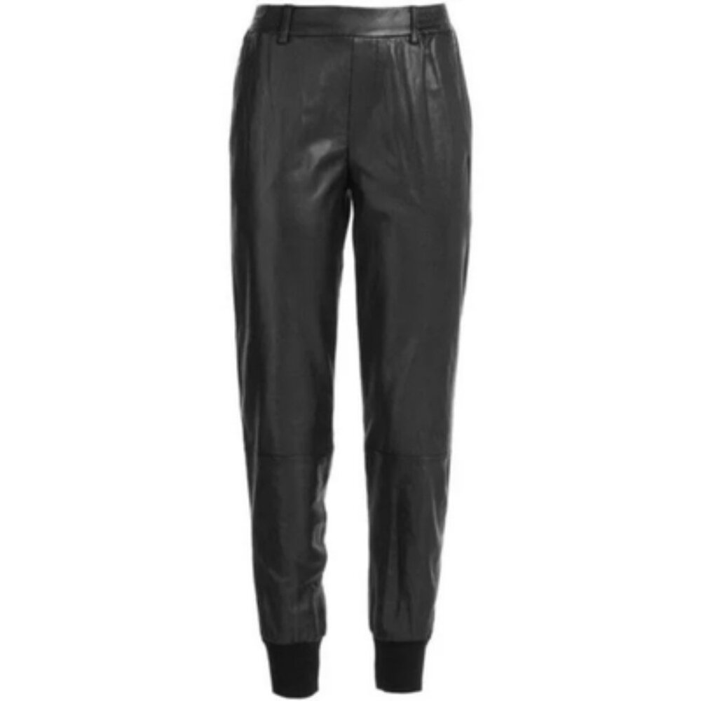 Vince Leather Joggers